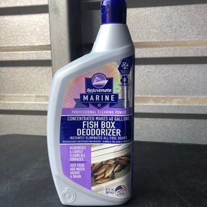 (2) Rejuvenate Marine Concentrated Fish Box Deodorizer, 32 fl oz